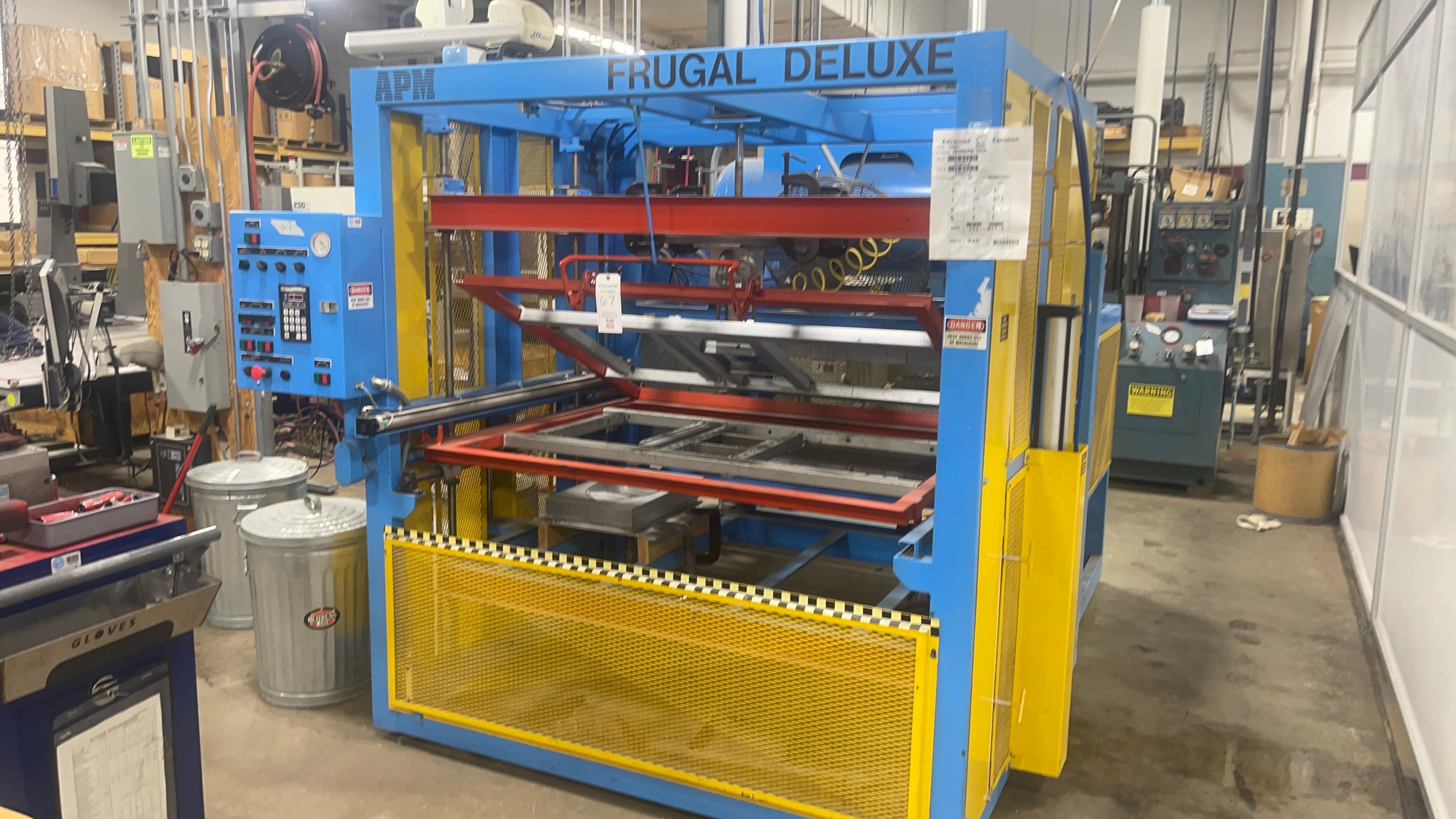 APM Frugal Deluxe 36"x48" Vacuum Thermoforming Press with Table and Roller