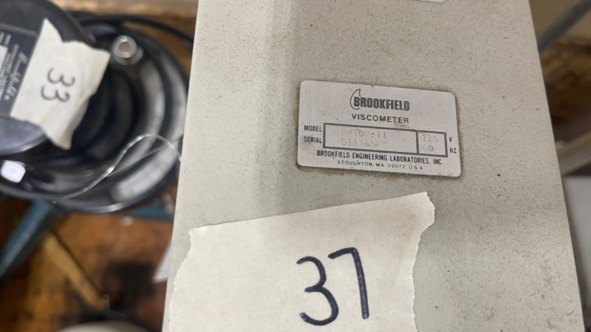 Brookfield Digital Viscometer Model RVTDV-11, Serial: D11166