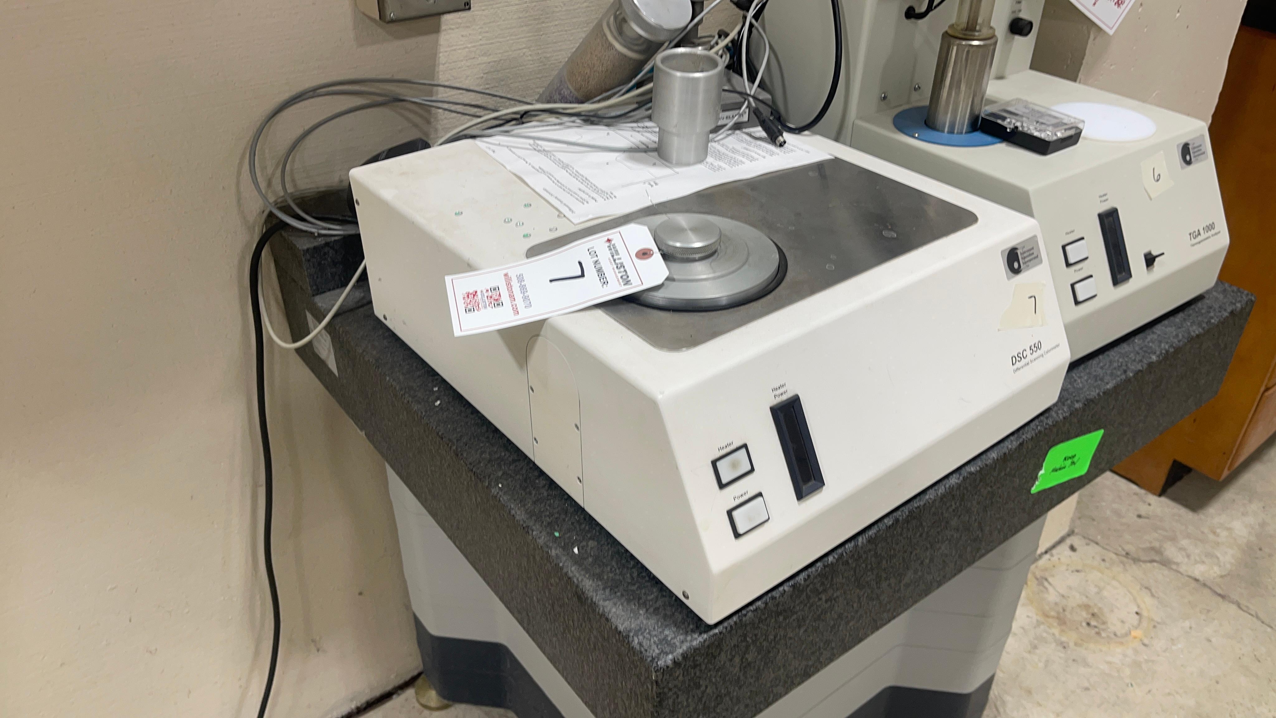 DSC 550 Differential Scanning Calorimeter, Instrument Specialists Incorporated