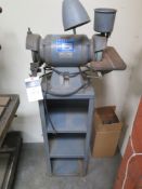 Baldor Pedestal Carbide Tool Grinder (MISSING 1 TRAY) (SOLD AS-IS - NO WARRANTY)
