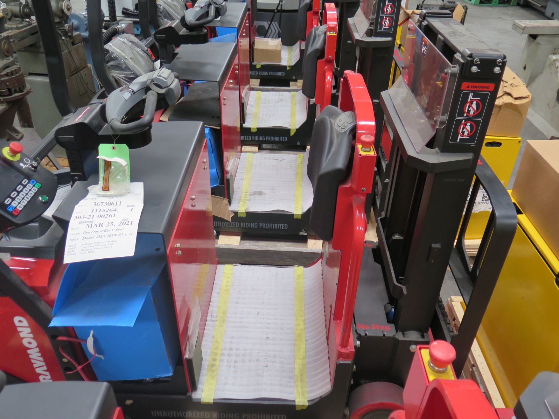 (NEW) 2021 Raymond 3030 Courier Automated Electric Lift Truck Stackers ...