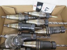 CAT-40 Taper ER25 Collet Chucks (9) (SOLD AS-IS - NO WARRANTY)