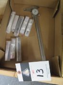 Thread Plug Gages and Import 12" Dial Caliper (SOLD AS-IS - NO WARRANTY)