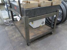 Precision Granite 36" x 48" x 6" Granite Surface Plate w/ Rolling Base (SOLD AS-IS - NO WARRANTY)