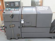 Hardinge Conquest GT CNC Cross Slide Lathe s/n G-2583 w/ Fanuc 18-T Controls, 16C Spindle,SOLD AS IS
