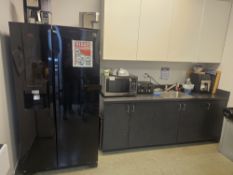 Refrigerator, Microwavem Toaster, Air Fryer, Coffee Maker, Table and Chairs (SOLD AS-IS - NO