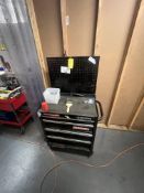 LOT HUSKY ROLLING TOOL BOX W/CONTENTS, CNC MILL TOOLING, ETC.