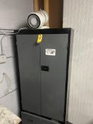 LOT TOOL CABINET, SHOP LIGHT, FAN, 2' X 2' TABLE