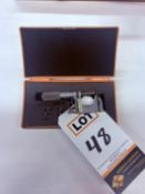 0-1" OD Uni-Micrometer, Starrett No.220, Carbide Face, .001"