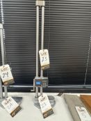 24" Digital Height Gage, Fowler 54-174-224, Twin Beam With Offset Scribe