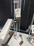 18" Digital Height Gage, Twin Beam With Offset Scribe