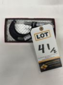 (2) 1-2" OD Micrometer, Starrett No.436-2in, Carbide Faces, .0001"