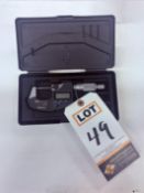 0-1" OD Digital Micrometer, Mitutoyo 293-340-30, IP65, Carbide Faces, .00005"