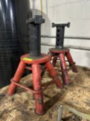 (2) 10 TON MINI JACK STANDS