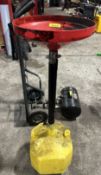 MOBILE OIL DRAIN CART W/ FUNNEL