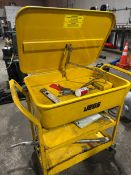 JEGS MOBILE PARTS WASHER CART.