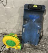 CREEPER AND SMALL BLOWER FAN.