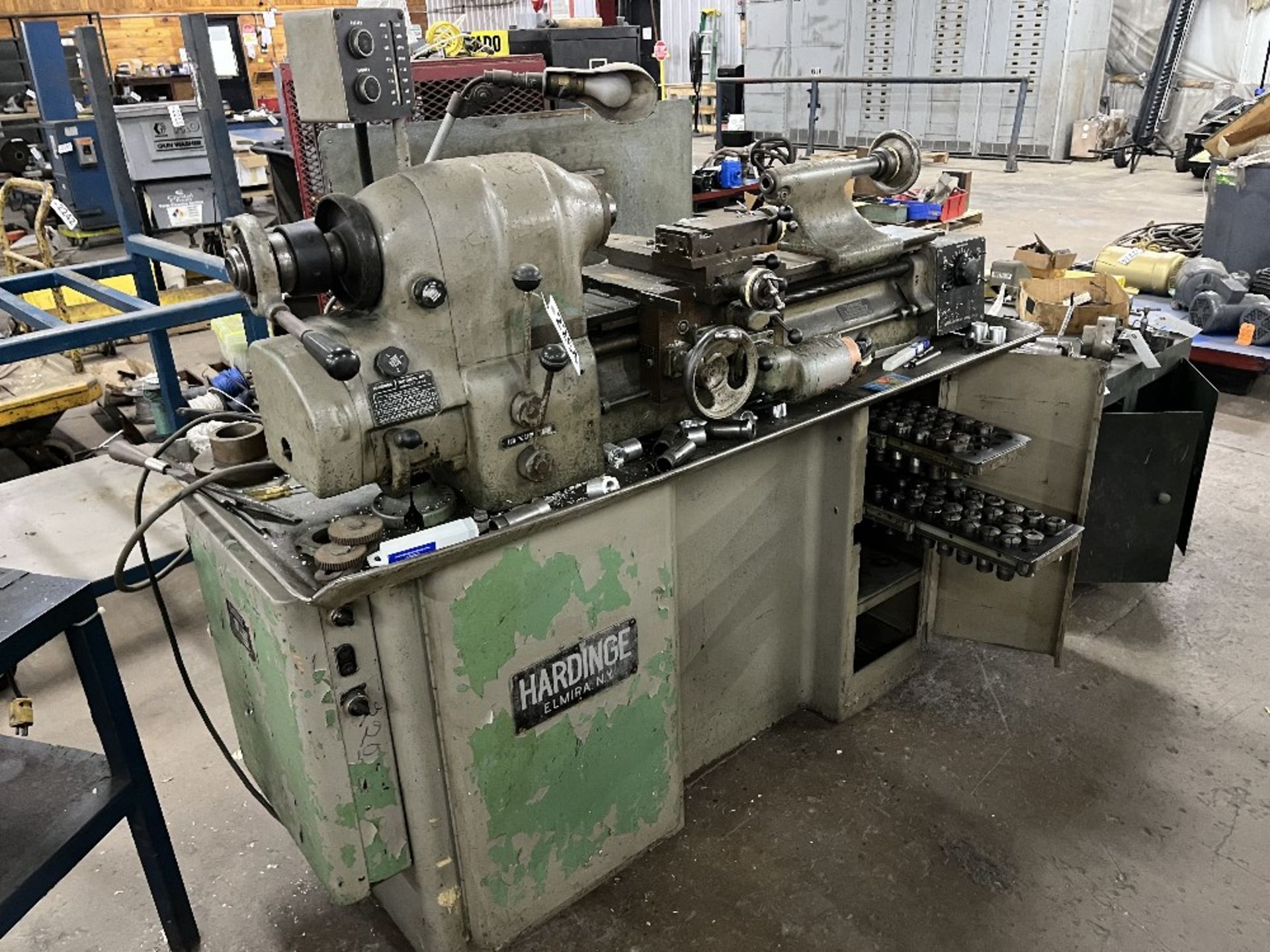 Hardinge Mdl HLV Precision Toolroom Lathe, Pushbutton Vari-Speed ...