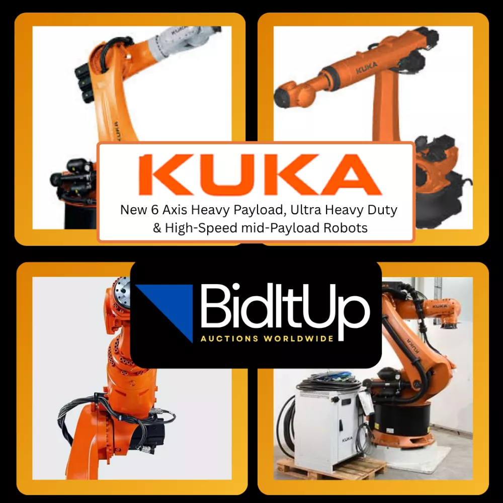 High-Spec KUKA Robots – Late Model, Brand New! 6 Axis Heavy Payload, Ultra Heavy Duty & High-Speed Mid-Payload Robots