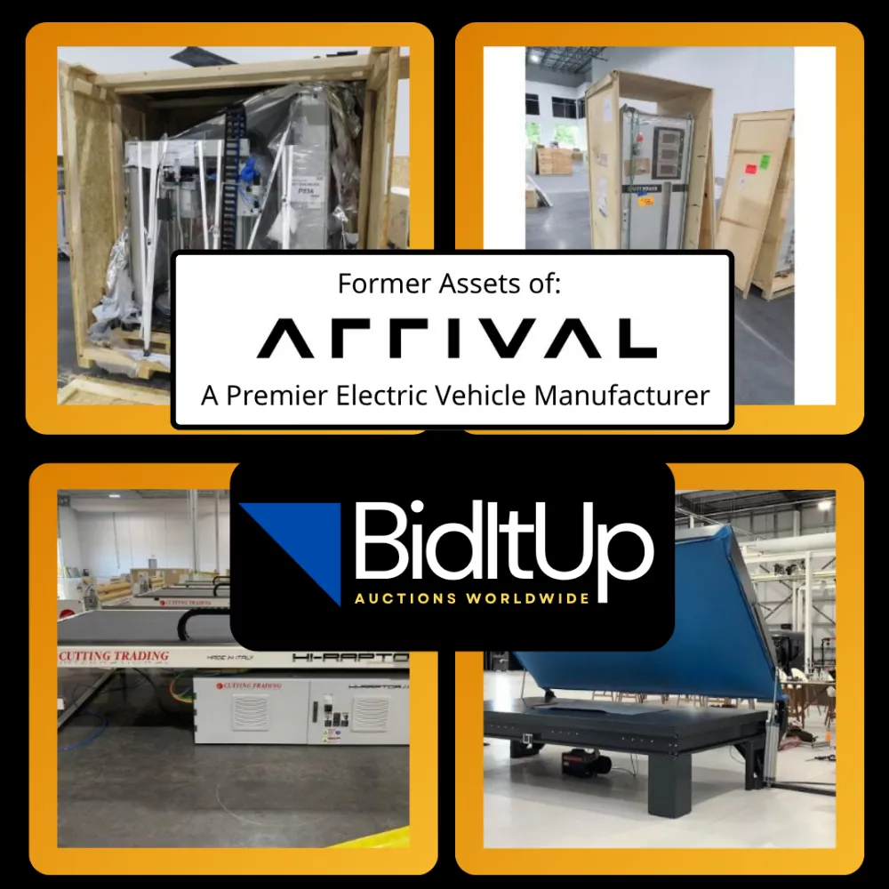 FORMER ASSETS OF ARRIVAL AUTOMOTIVE USA - High-End Robotics, Cutting Systems, Adhesive & Vision Technology from a U.S.-Based EV Pioneer