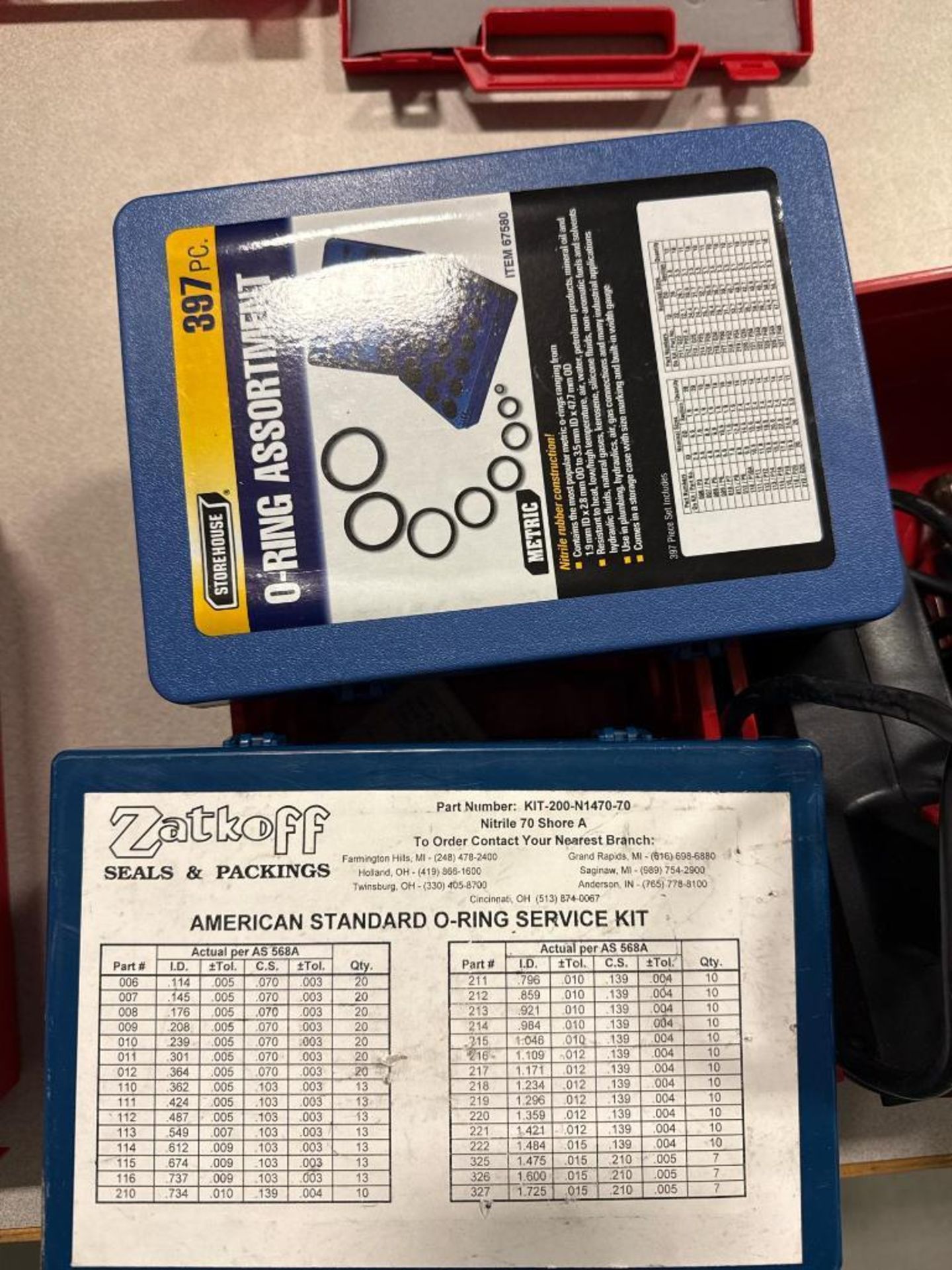 (2) Heat Guns & (2) Assorted O-Ring Kits ; 397 Piece O-Ring Assortment