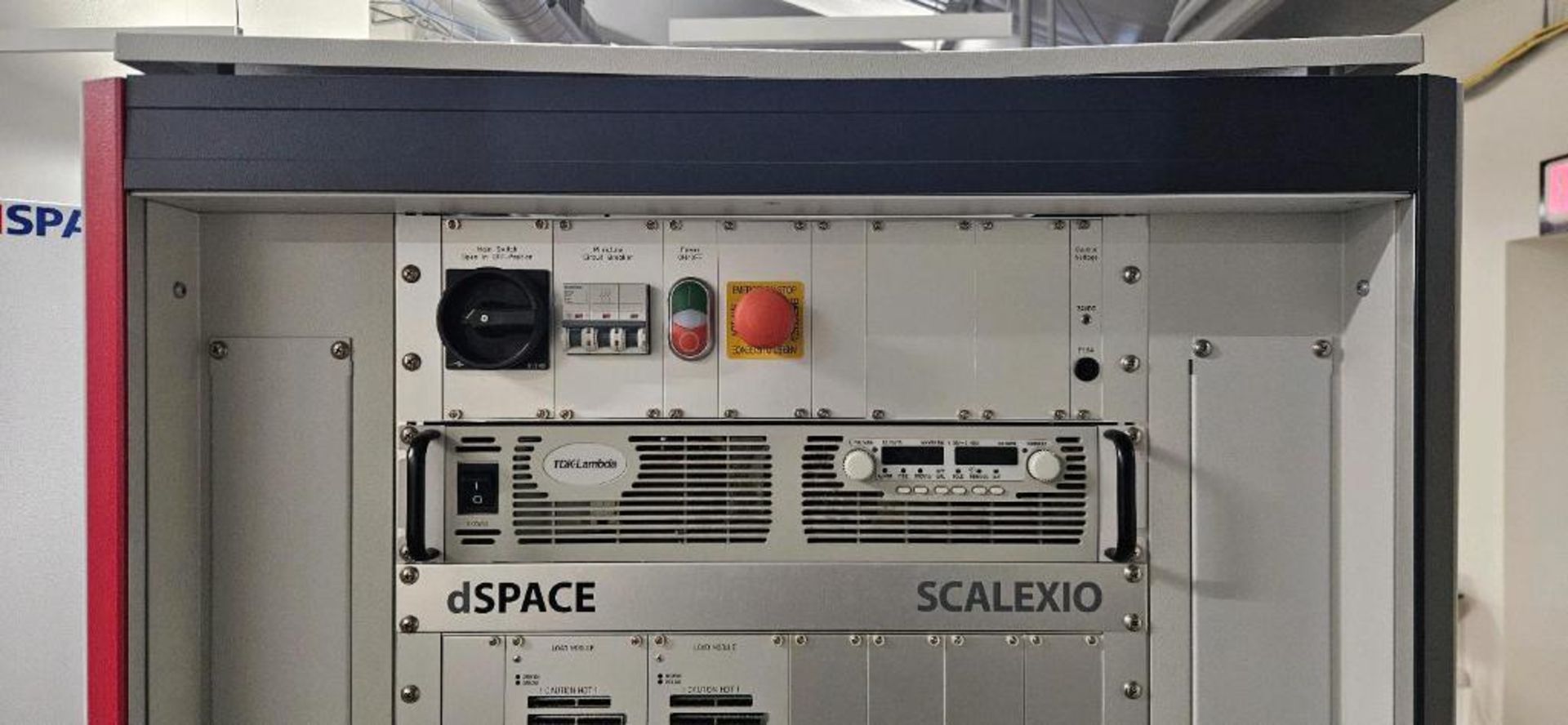Dspace Racks dSPACE AP1964 SCALEXIO Simulator Cabinet; SN#: 200615 Rack Name: Body ...