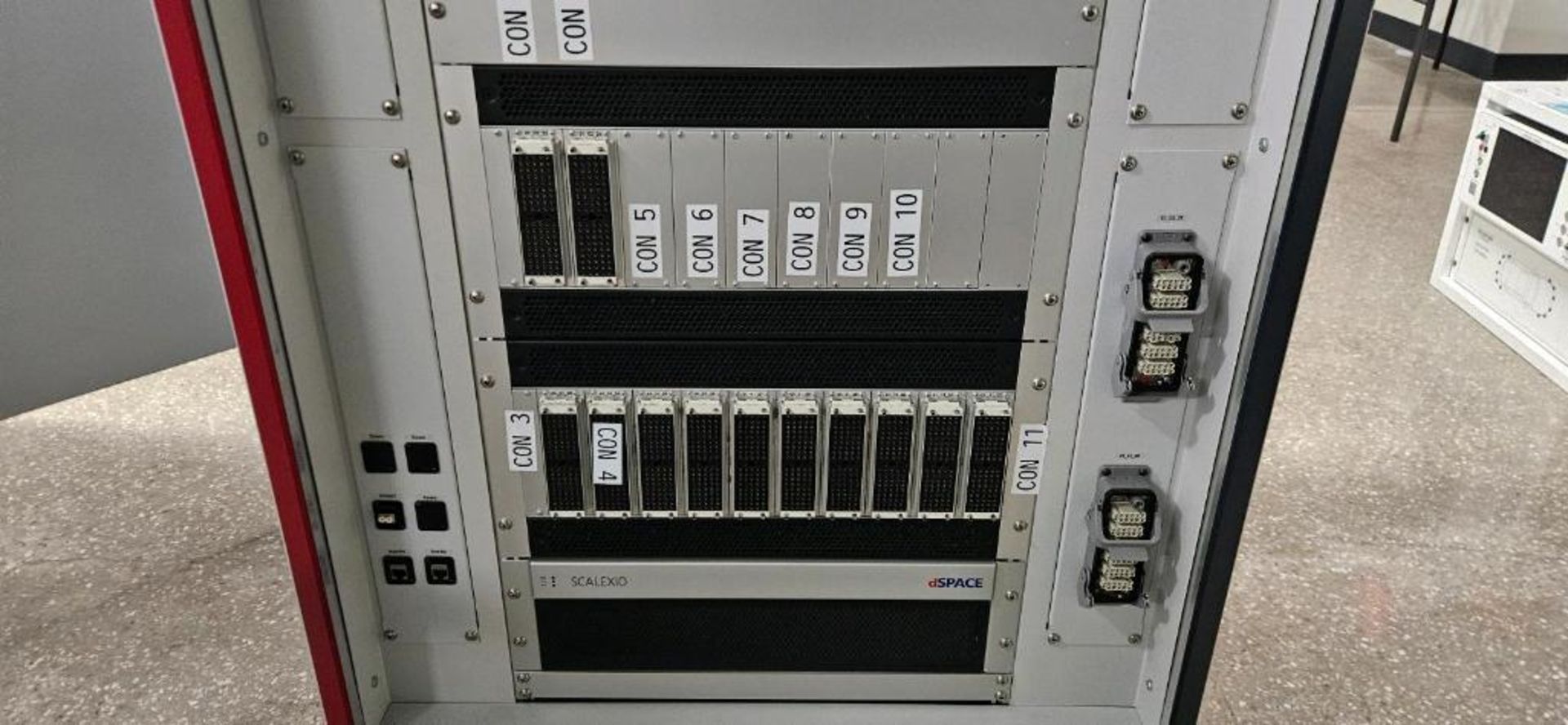 Dspace Racks dSPACE AP1964 SCALEXIO Simulator Cabinet; SN#: 200615 Rack Name: Body ...