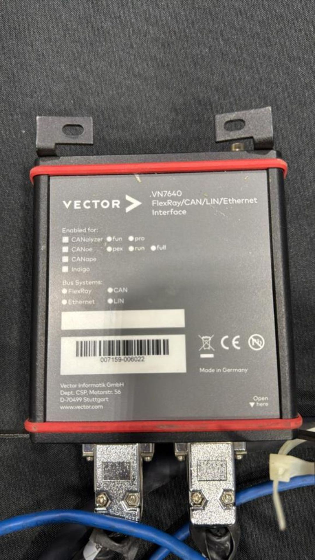 VECTOR VN7640 FlexRay CAN/LIN Ethernet Interface; PC Interface: USB 2.0 ...