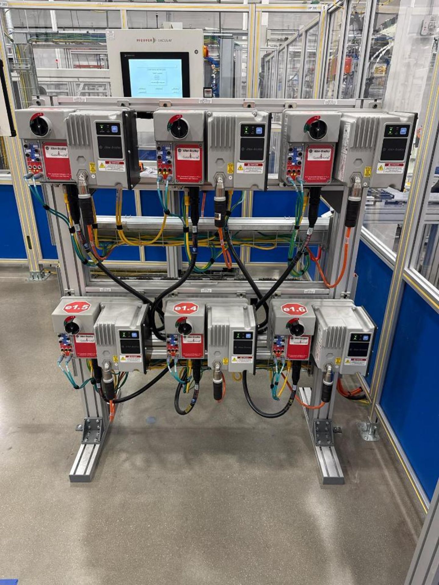 (7) Allen Bradley Guard Master Safety Motor Control Modules; (7) AB ...