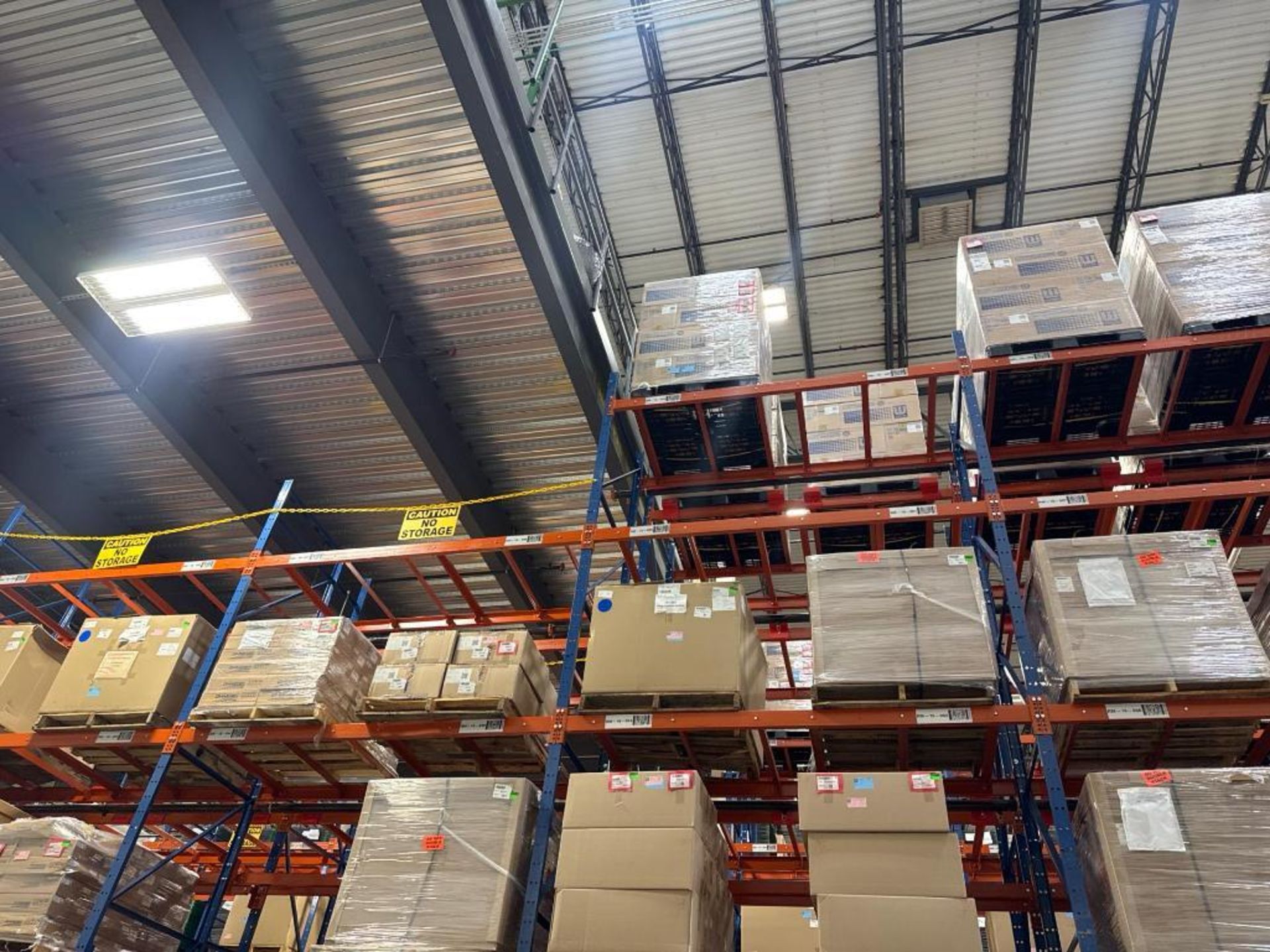 (32) Sections of pallet racking; Pallet racking (10) uprights at 22 ...