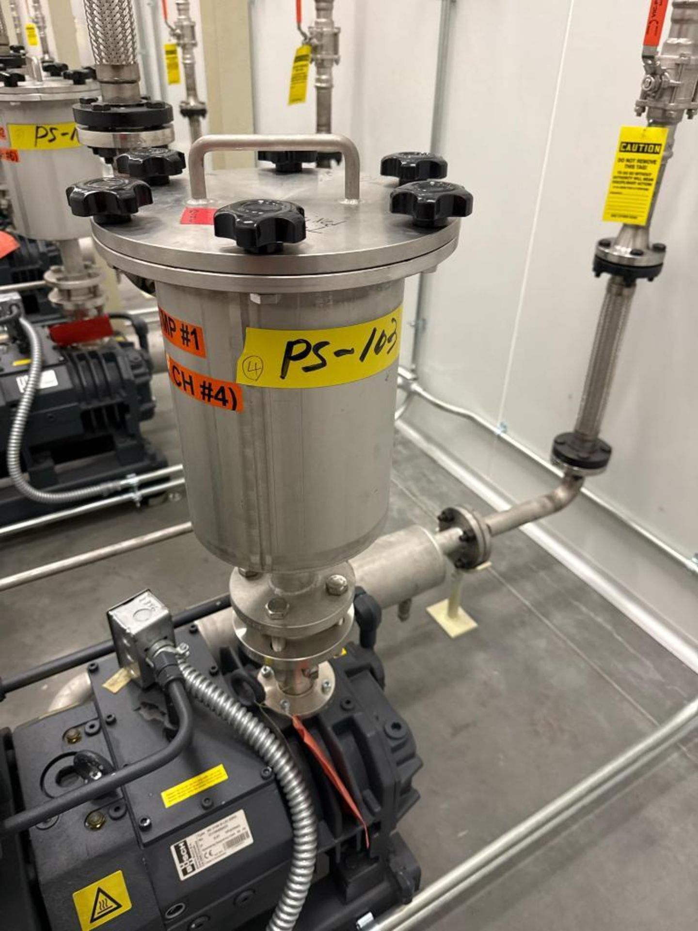 Busch NC 0100 B L03 ZZRX Rotary Screw Vacuum Pump w/ Filter Chambers; p ...