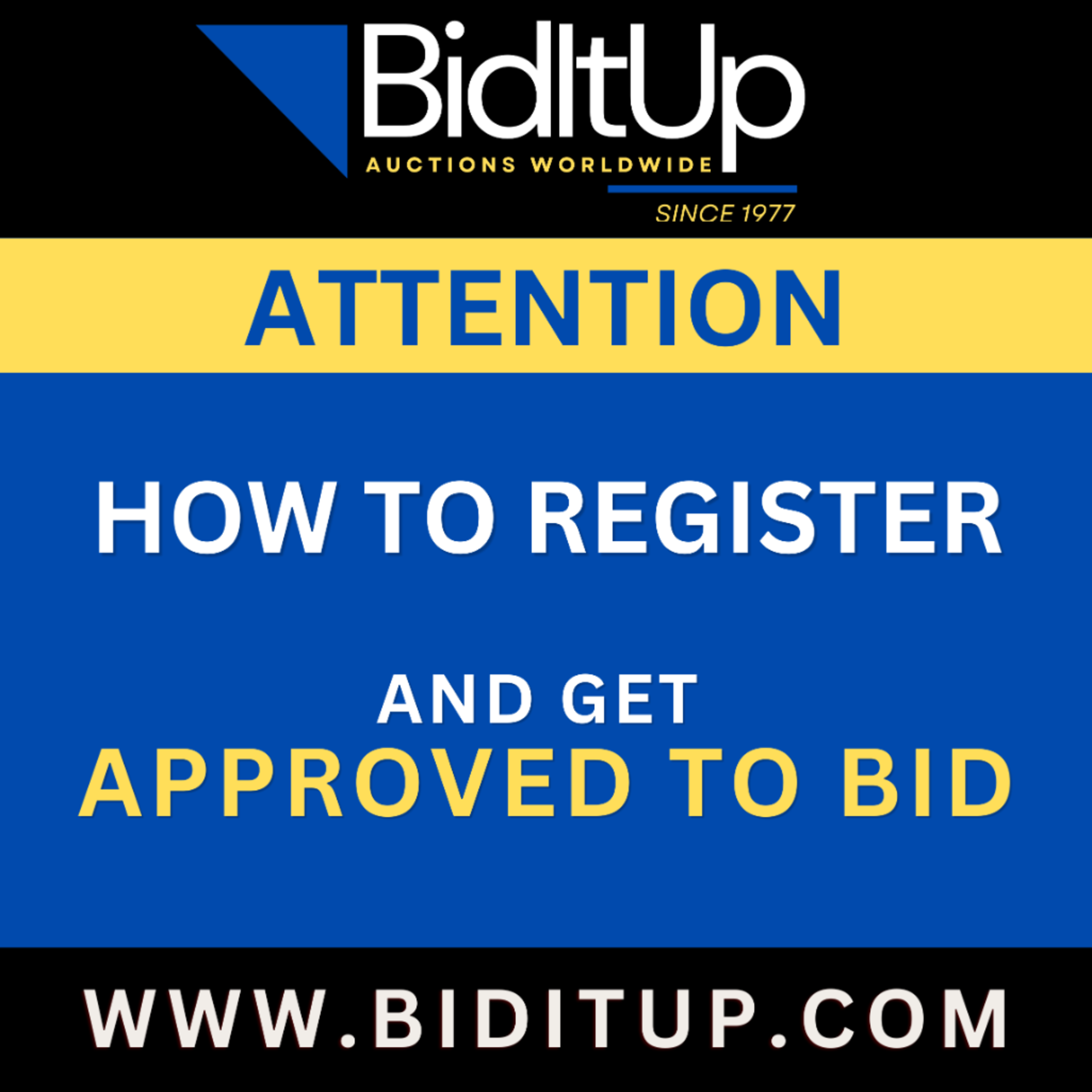 HOW TO REGISTER & GET APPROVED