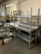 LOT: 2 STAINLESS STEEL TABLES