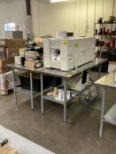 LOT: 2 STAINLESS STEEL TABLES