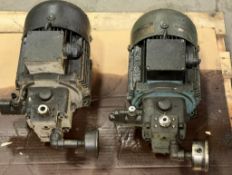 Lot of (2) Nachi Hydraulic Pumps (NO TAG)