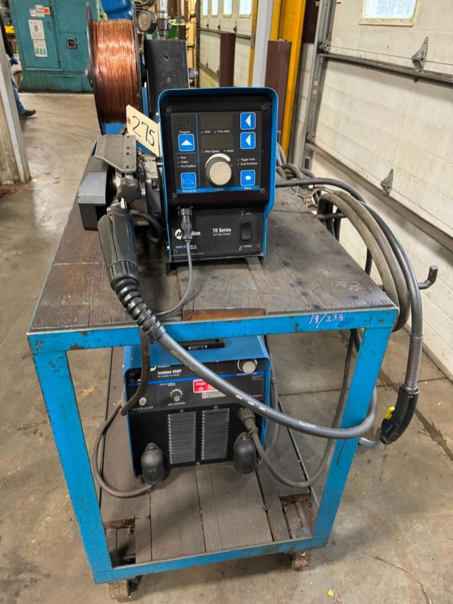 Loading Fee: Miller #Invision 456P Arc Welder S/N LB064234 #70 Series ...