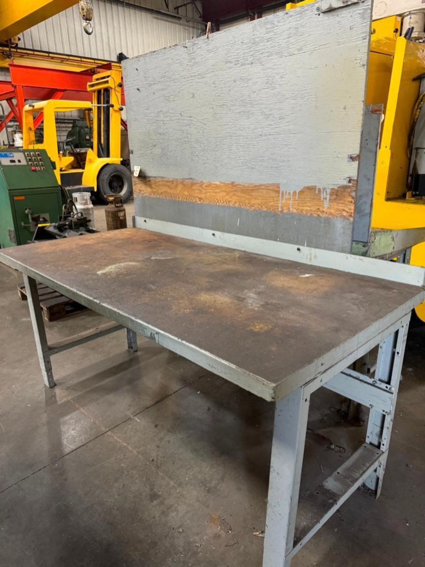 Top Loading Bench Loading Fee: $15 Steel Work Bench with Wood Top 72
