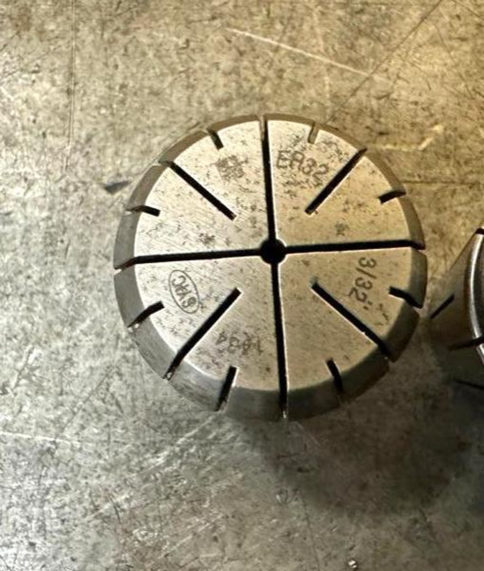 Loading Fee: Lot of (87) 40 Taper Thru Coolant Collets 3/32