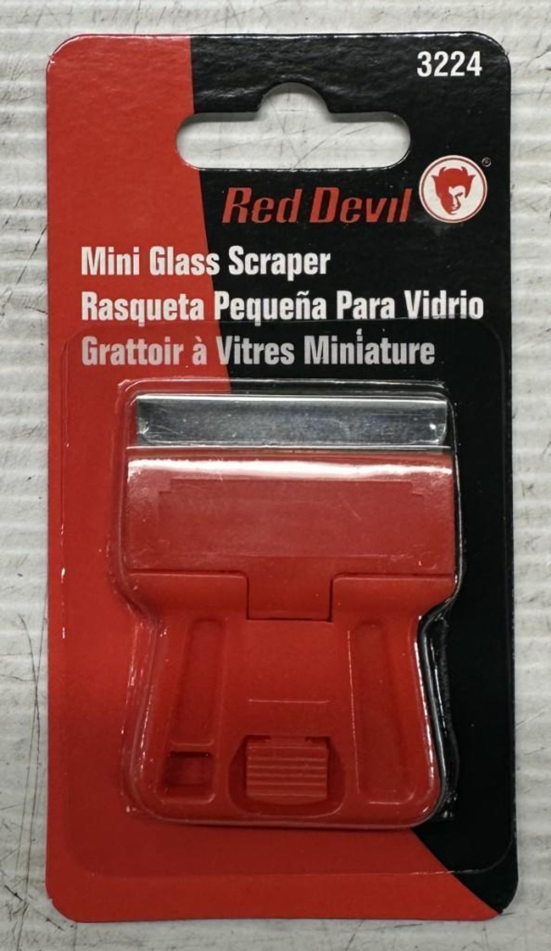 Red Devil Shell Box Red Devil #3224 Mini Glass Scrapers Scrapes Paint Stickers, Etc.24 per ...