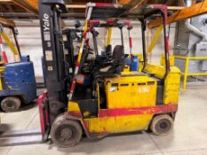 12,000lb Cap. Yale #ERC120HGN Electric Forklift