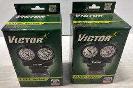 2- Victor Hi-Cap Single Stage Acetylene Regulators
