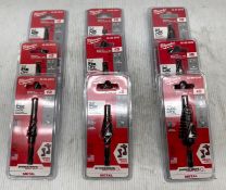 Assorted Lot of Milwaukee Impact Step Drill Bits