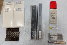 Misc Lot of Drill Bits, Burrs & Pilot Counterbores