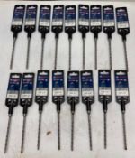 Lot of (17)-Bosch 2-Cutter Rotary Hammer Drill Bit