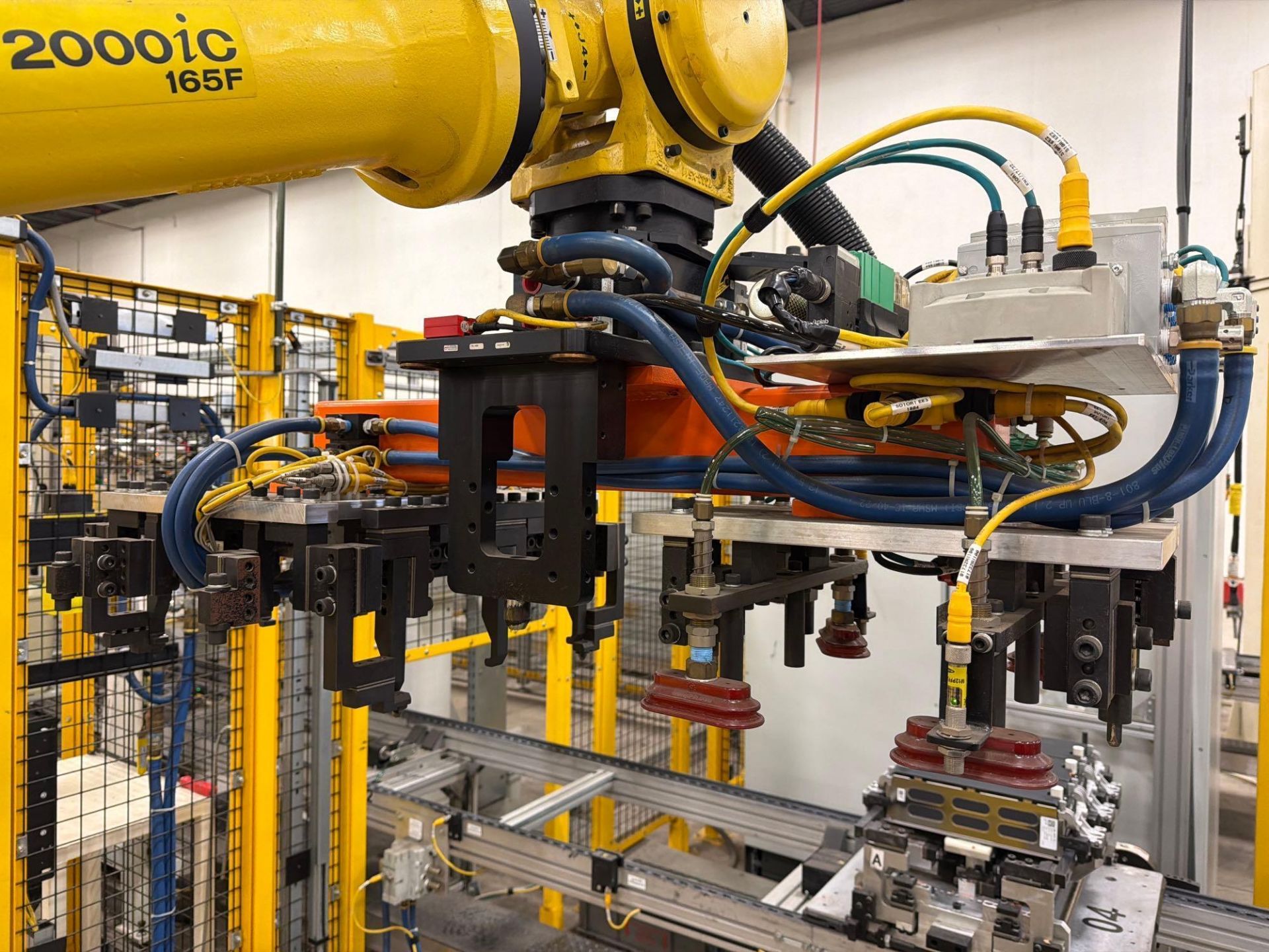 R2000ic Routing Cable Loading Fee: $250 Click HERE for Video! Fanuc R2000iC/165F Robot w ...
