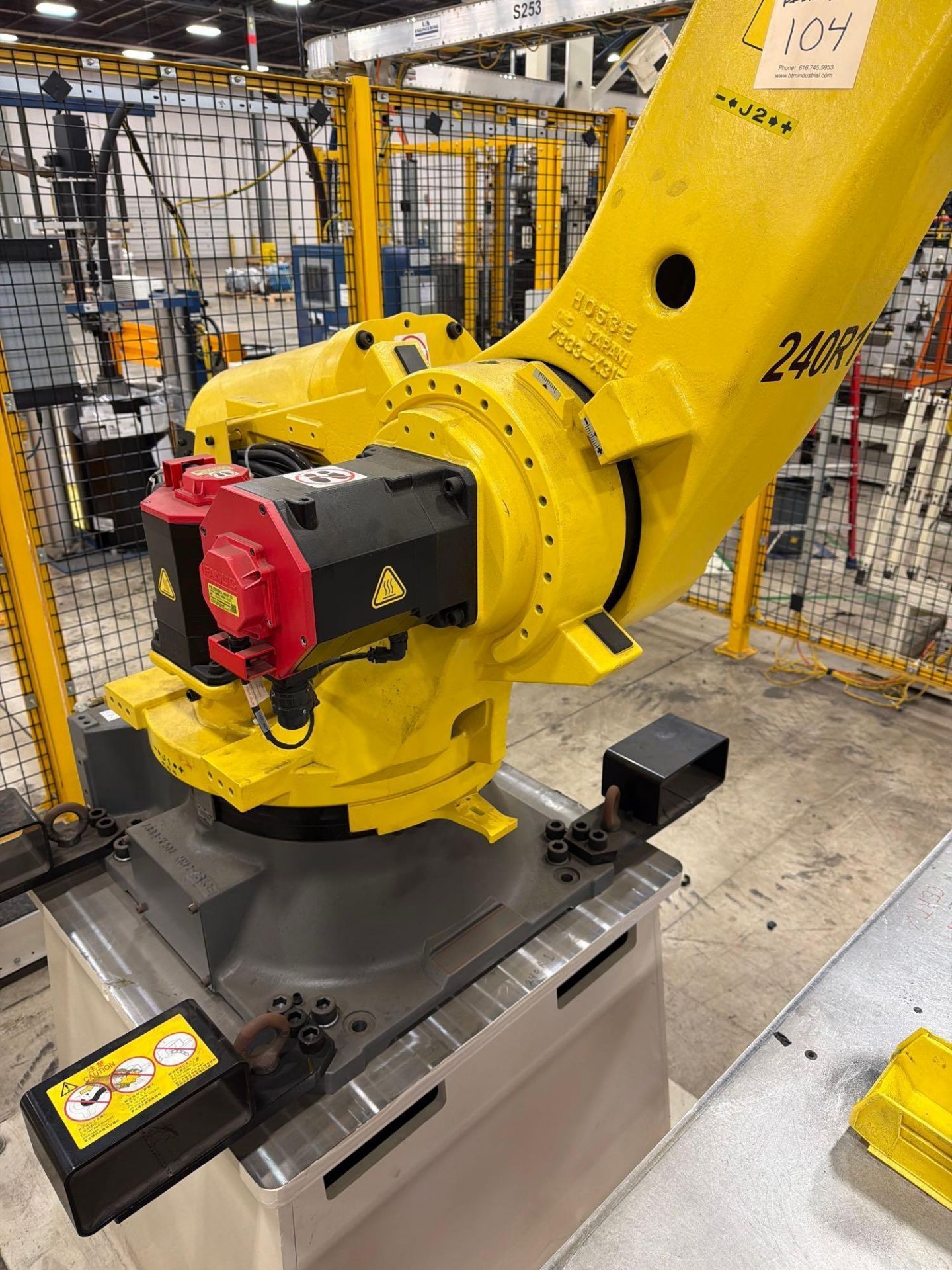 Loading Fee: $250 Click HERE for Video! Fanuc R2000iC/165F Robot ...