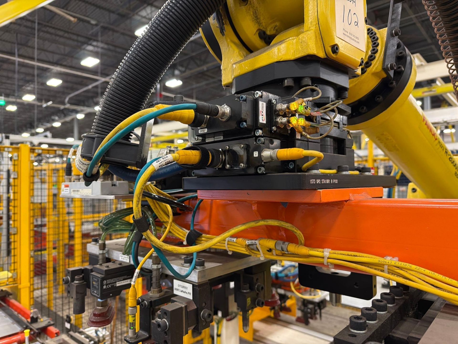 R2000ic Routing Cable Loading Fee: $250 Click HERE for Video! Fanuc R2000iC/165F Robot w ...