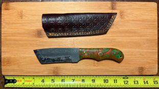 Tanto Style Knife with Sheath