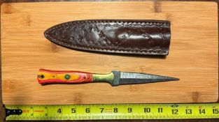 Needle Point Dagger with Sheath