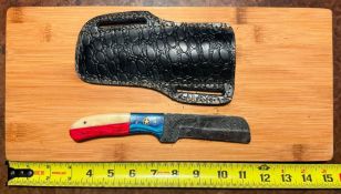 "Americana" Coping Style Knife with Sheath